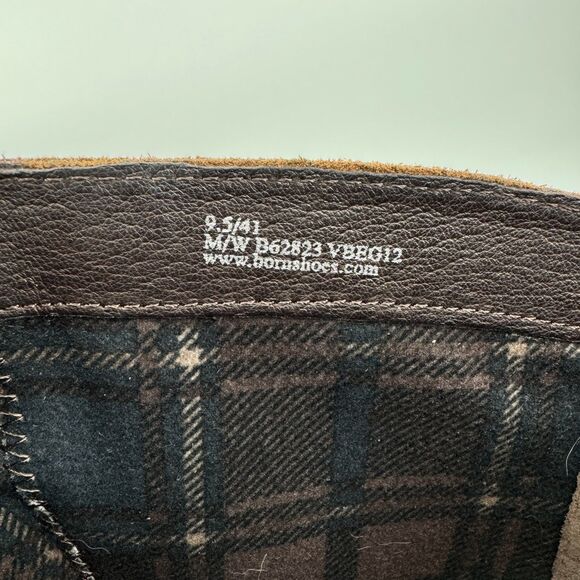 BORN Kylli Distressed Brown Suede Leather Riding Boots Size 9.5 - Picture 11 of 11